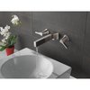 Delta Zura Two Handle Wall Mount Bathroom Faucet Trim T3574LF-SSWL